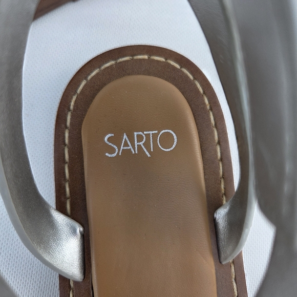 Sarto By Franco Sarto Rosa Flat Sandal Size-8 NWOT - Picture 9 of 13